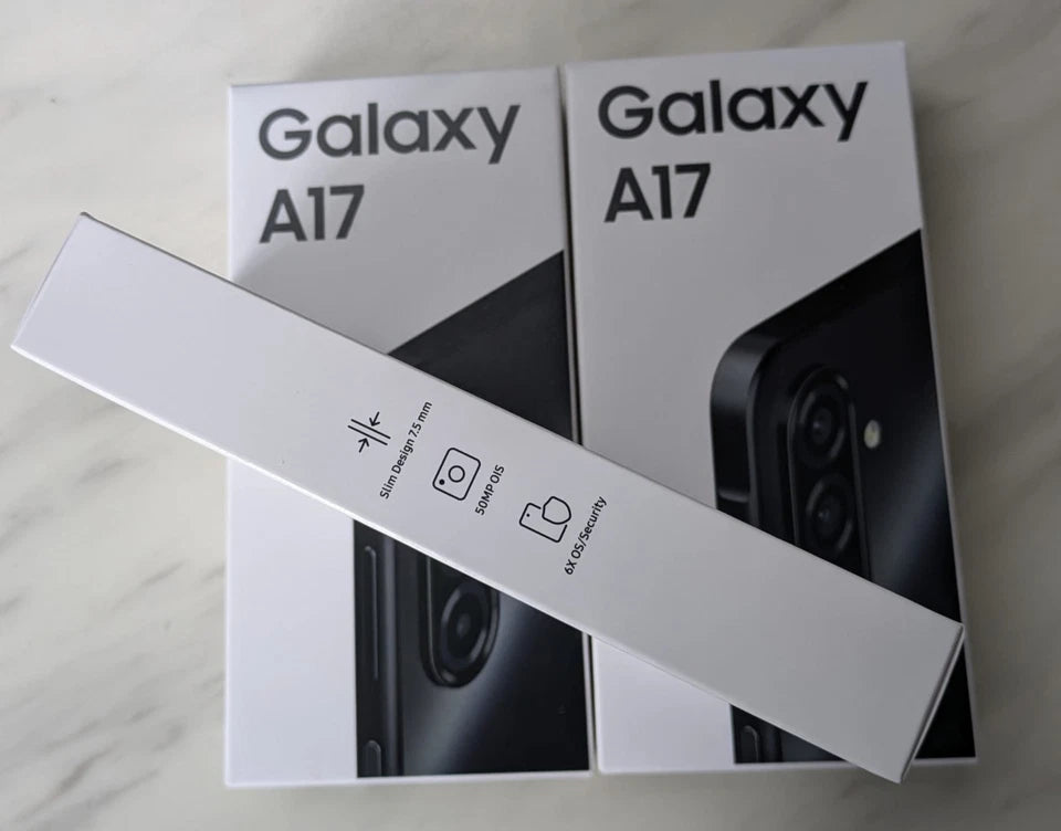 Samsung Galaxy A17 4G/5G Latest Model Unlocked Smartphone Brand New Sealed Box