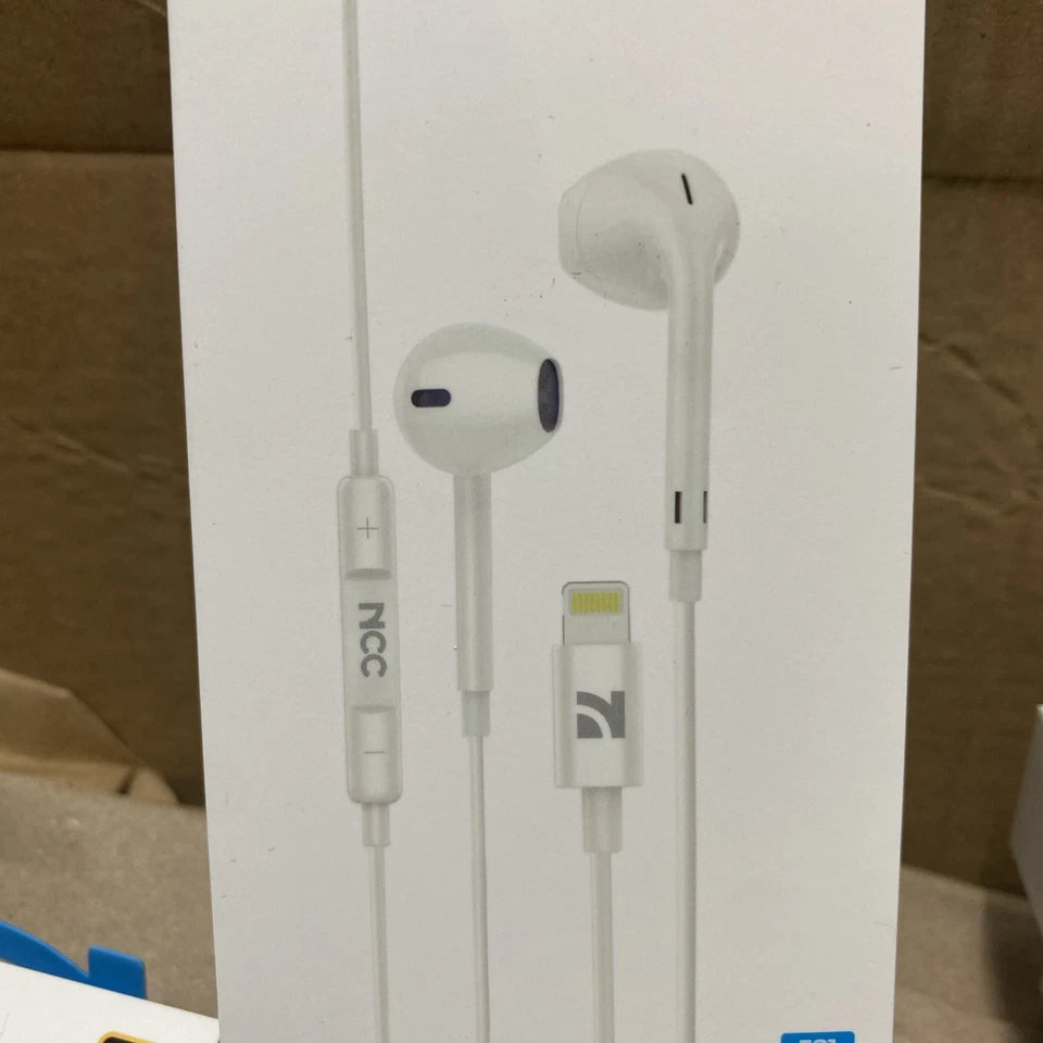 Ncc Wired Headphones for Iphone [high quality) Lightning Headphones Earphones