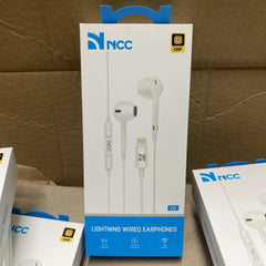 Ncc Wired Headphones for Iphone [high quality) Lightning Headphones Earphones