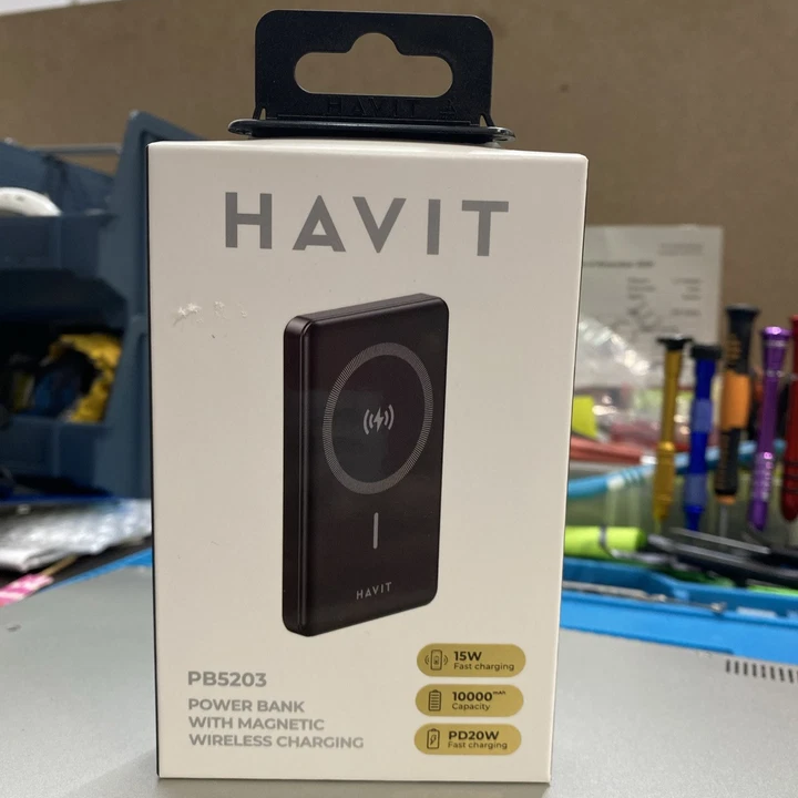 HAVIT PB5203 Magnetic Wireless Power Bank 10000mAh