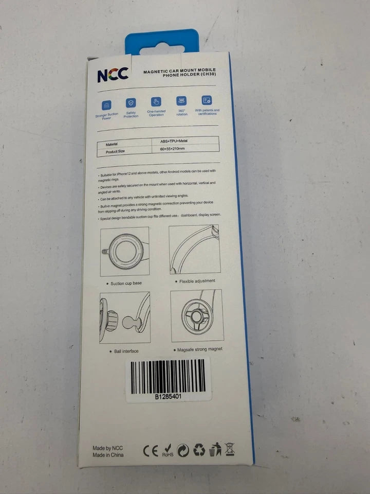 NCC CH30 Magnetic Car Mount Mobile Phone Holder