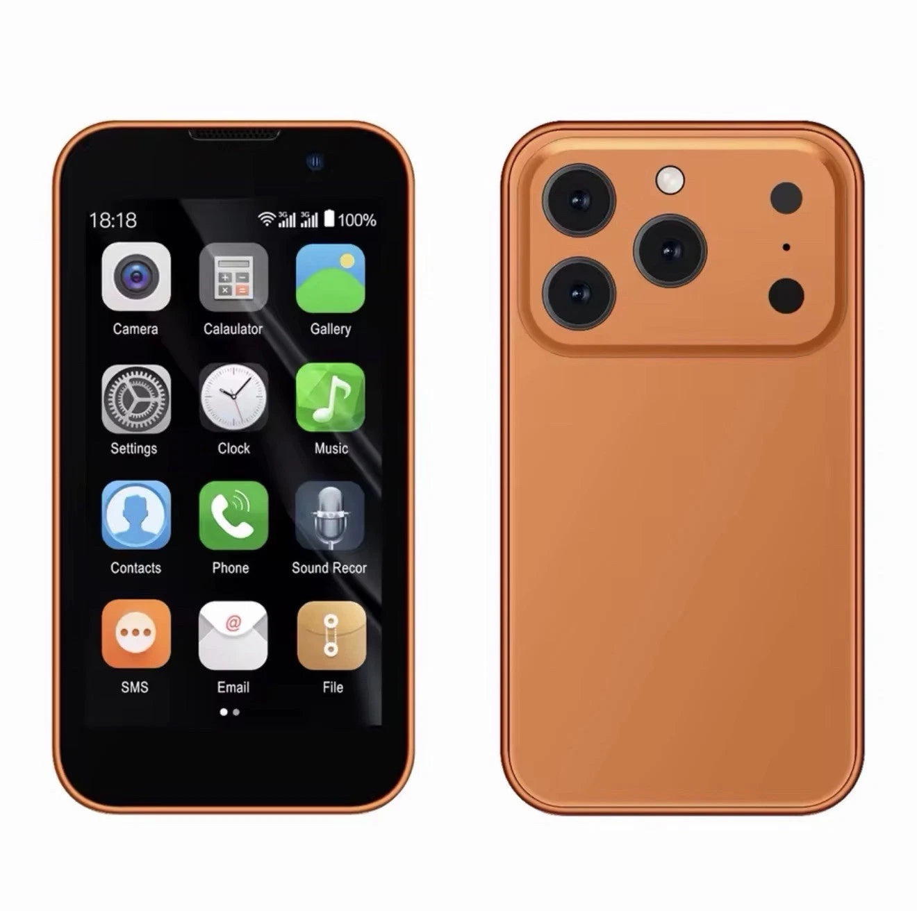 Mini 17 pro Max 64GB 4G and 5G Dual sim smartphone unlocked - Orange