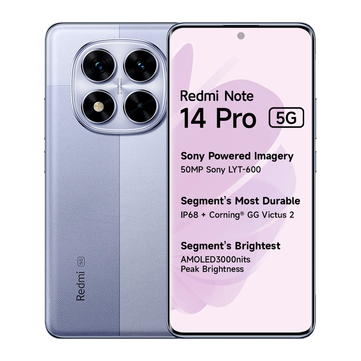 Xiaomi Redmi Note 14 Pro 5G 6.67" - 8GB+256GB - Brand new